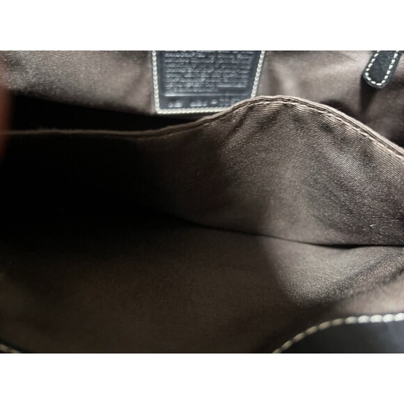 Coach Leather Tote w/ Crossbody Strap Vintage - Picture 10 of 12